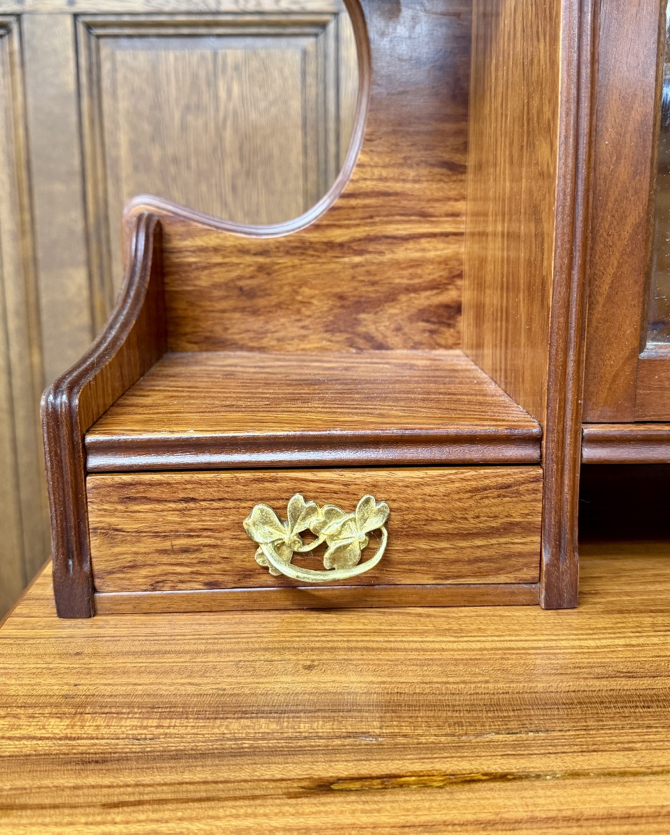 Louis Majorelle - bureau de dame d’époque Art Nouveau en satiné -photo-3