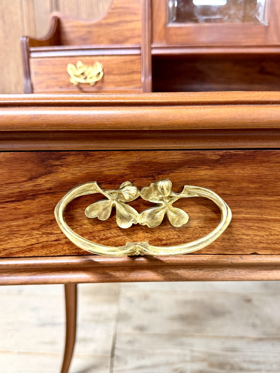 Louis Majorelle - bureau de dame d’époque Art Nouveau en satiné -photo-4