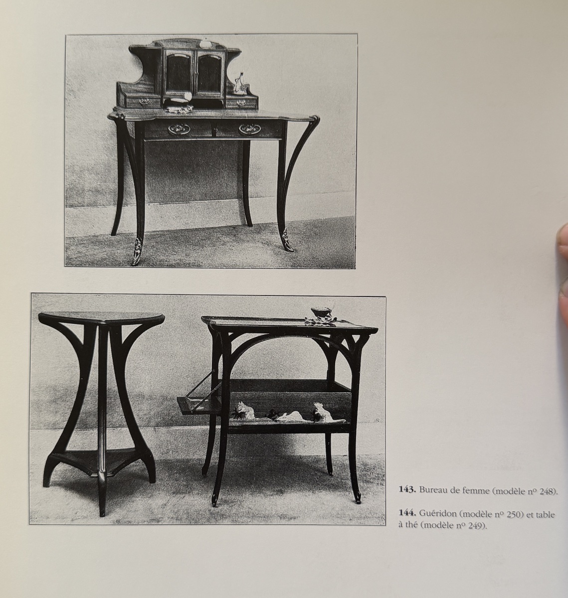 Louis Majorelle - bureau de dame d’époque Art Nouveau en satiné -photo-8