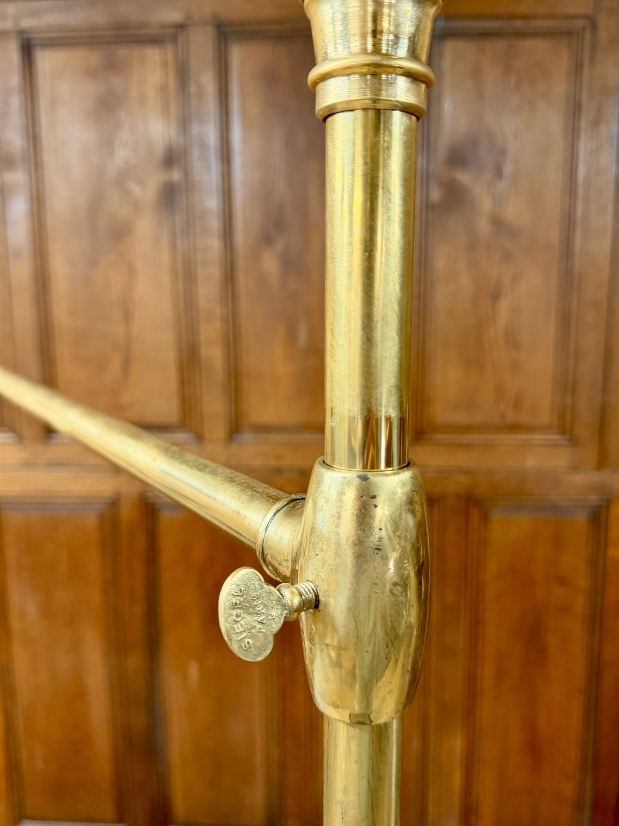 Siegel Paris - Vintage Brass Coat Rack From The 1900s -photo-3