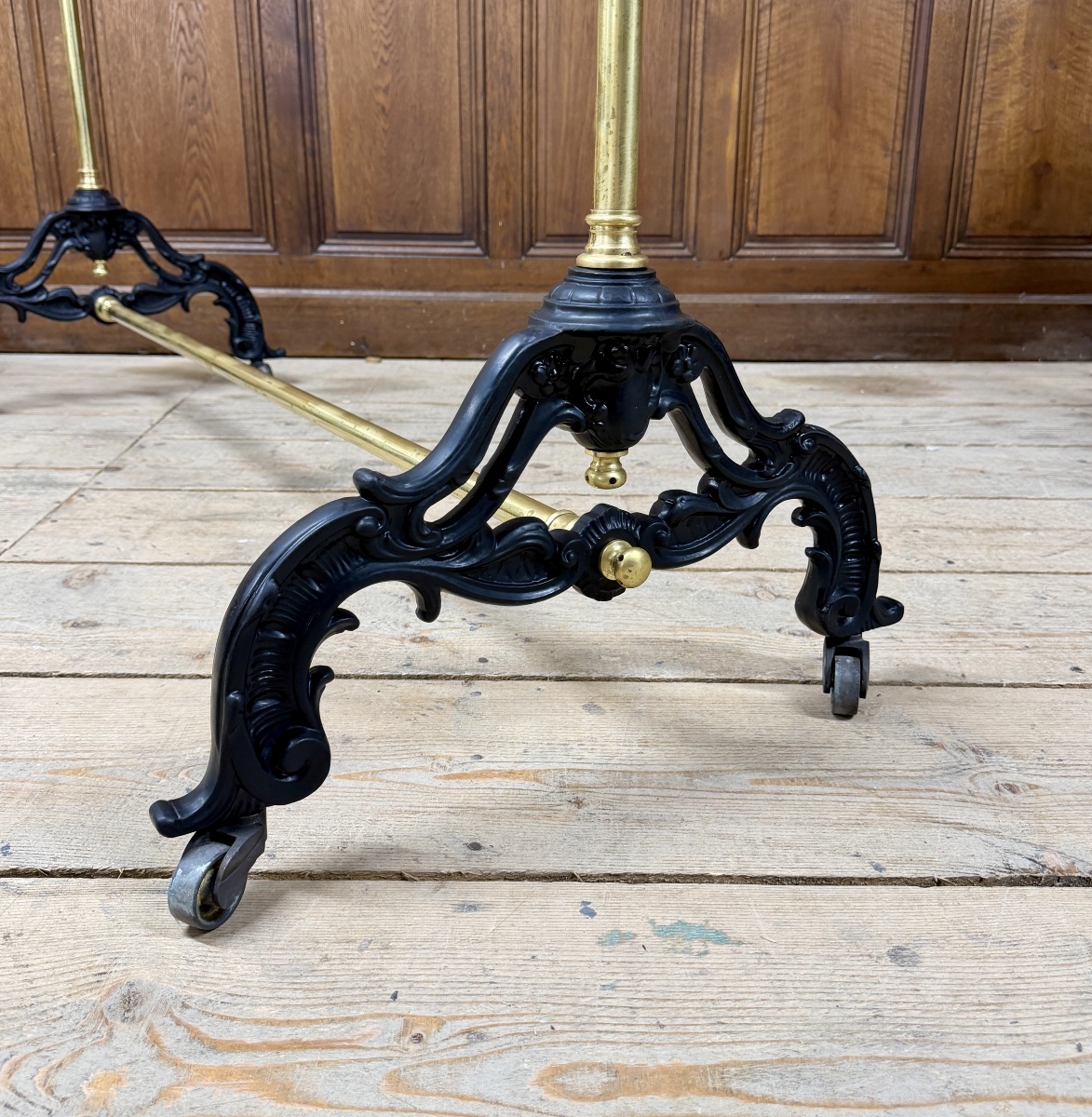 Siegel Paris - Vintage Brass Coat Rack From The 1900s -photo-2