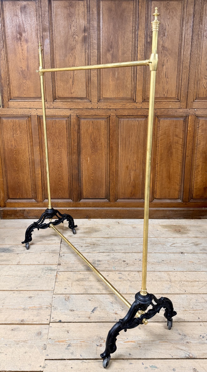 Siegel Paris - Vintage Brass Coat Rack From The 1900s 
