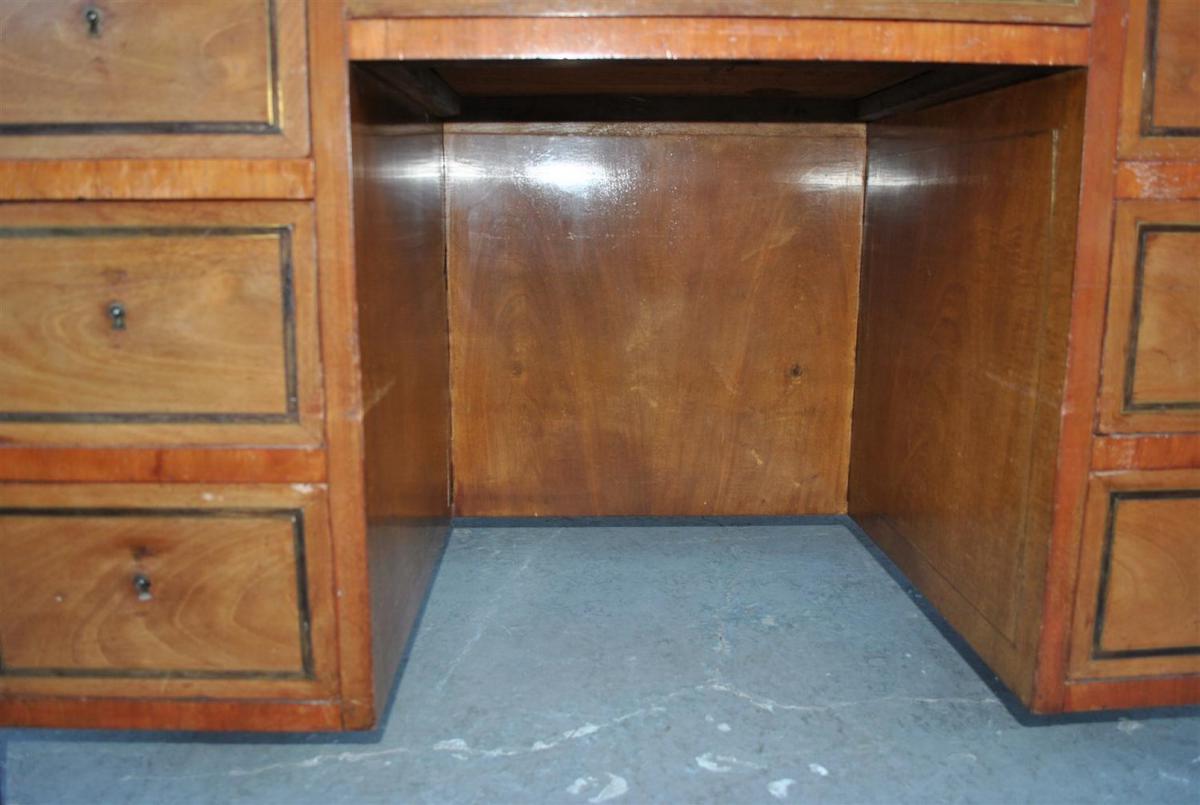 Bureau à Cylindre d'Epoque  Louis XVI Directoire  époque Fin XVIII ème En Acajou-photo-5