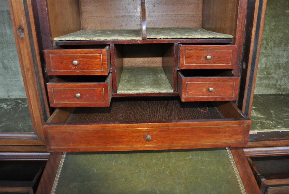Bureau à Cylindre d'Epoque  Louis XVI Directoire  époque Fin XVIII ème En Acajou-photo-6