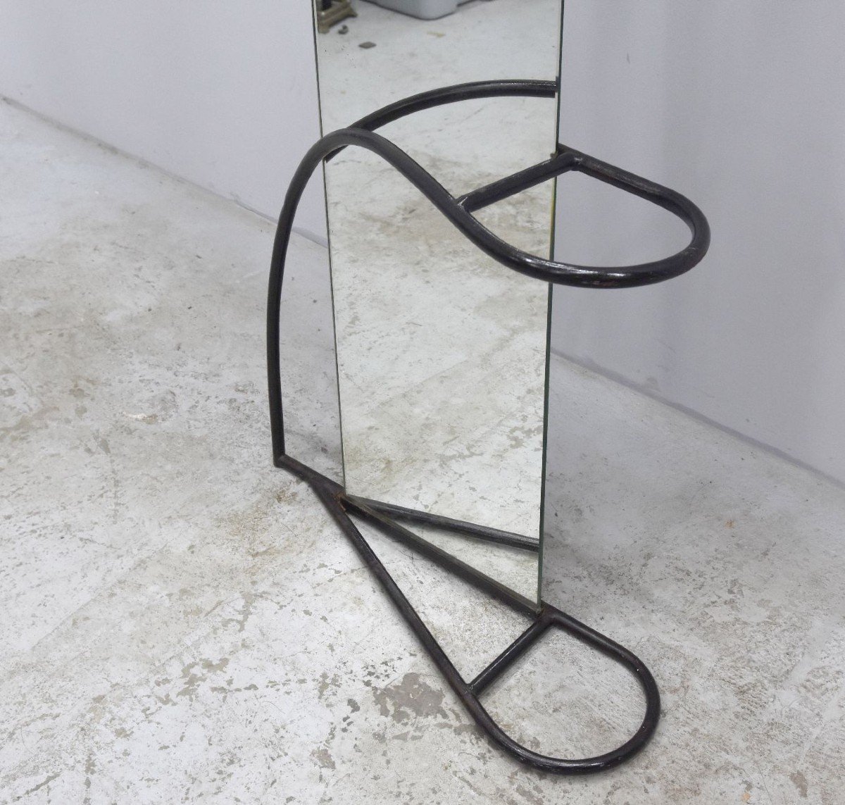 Porte Manteau Métal Noirci Vintage 1960-photo-1