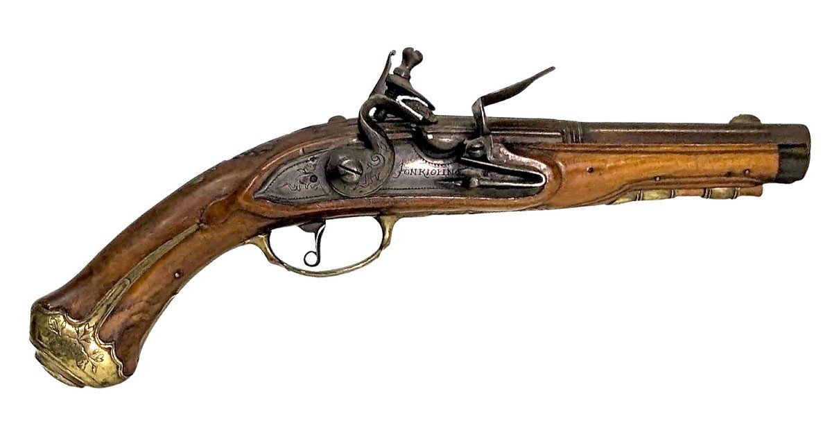 18th Century Swedish Corsair Flintlock Pistol