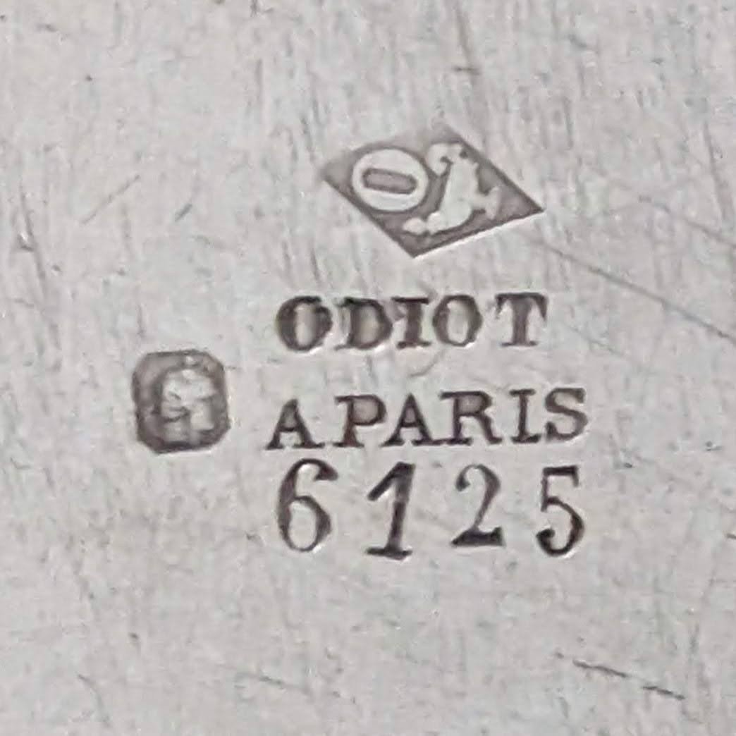 Plat En Argent Massif Odiot à Paris  Aigle Bicéphale Russe -photo-4