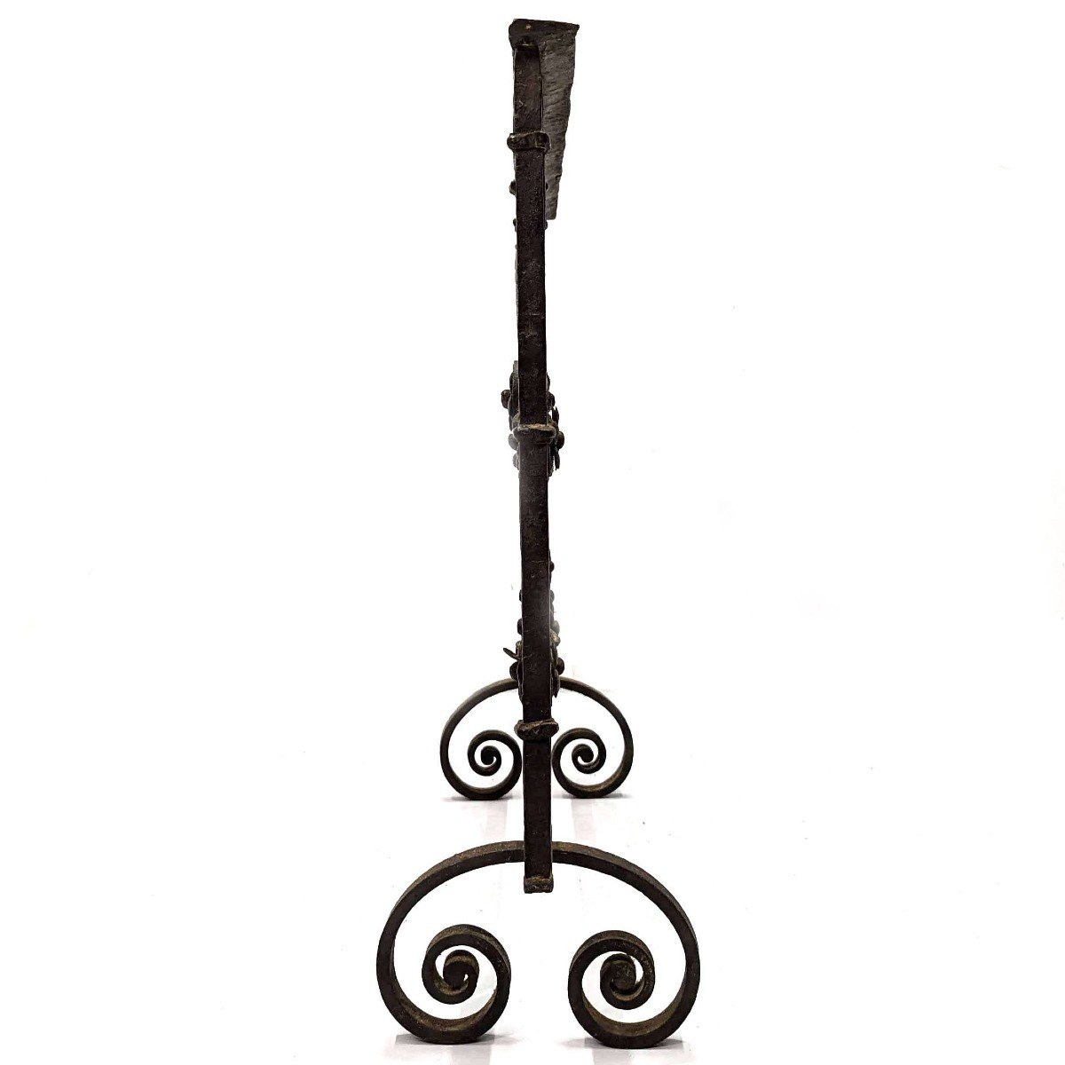 18th Century Wrought Iron Fireplace Firewall-photo-1