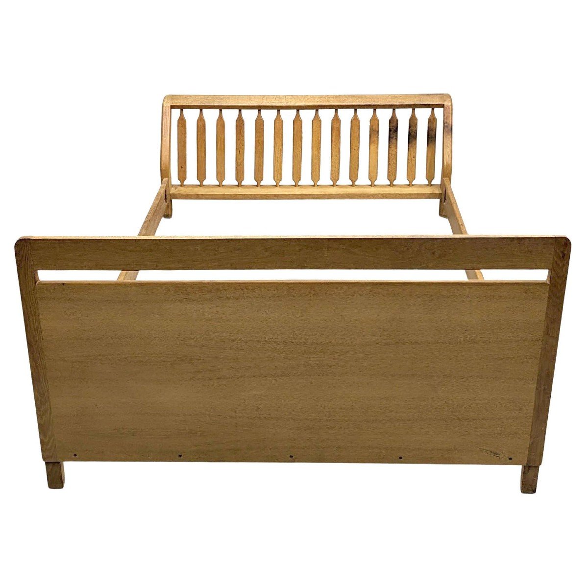 1950 Daybed In Oak By Guillerme And Chambron-photo-1