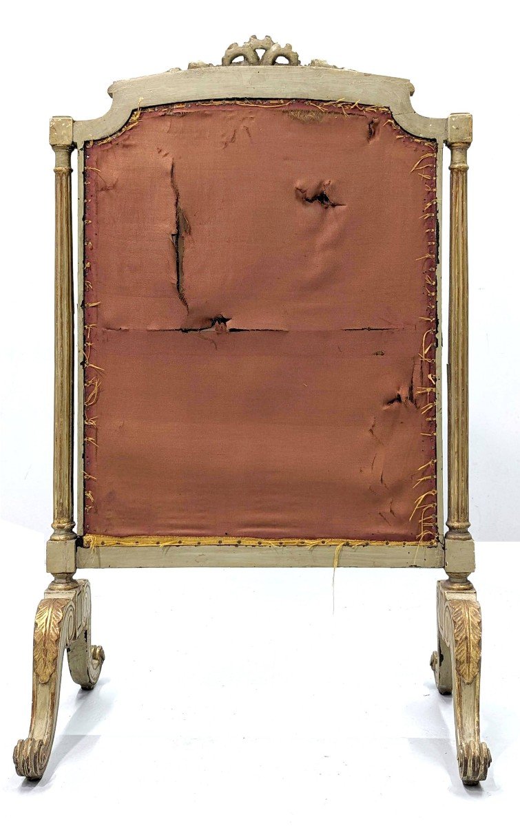 Louis XVI Style Fireplace Screen XIXth-photo-5