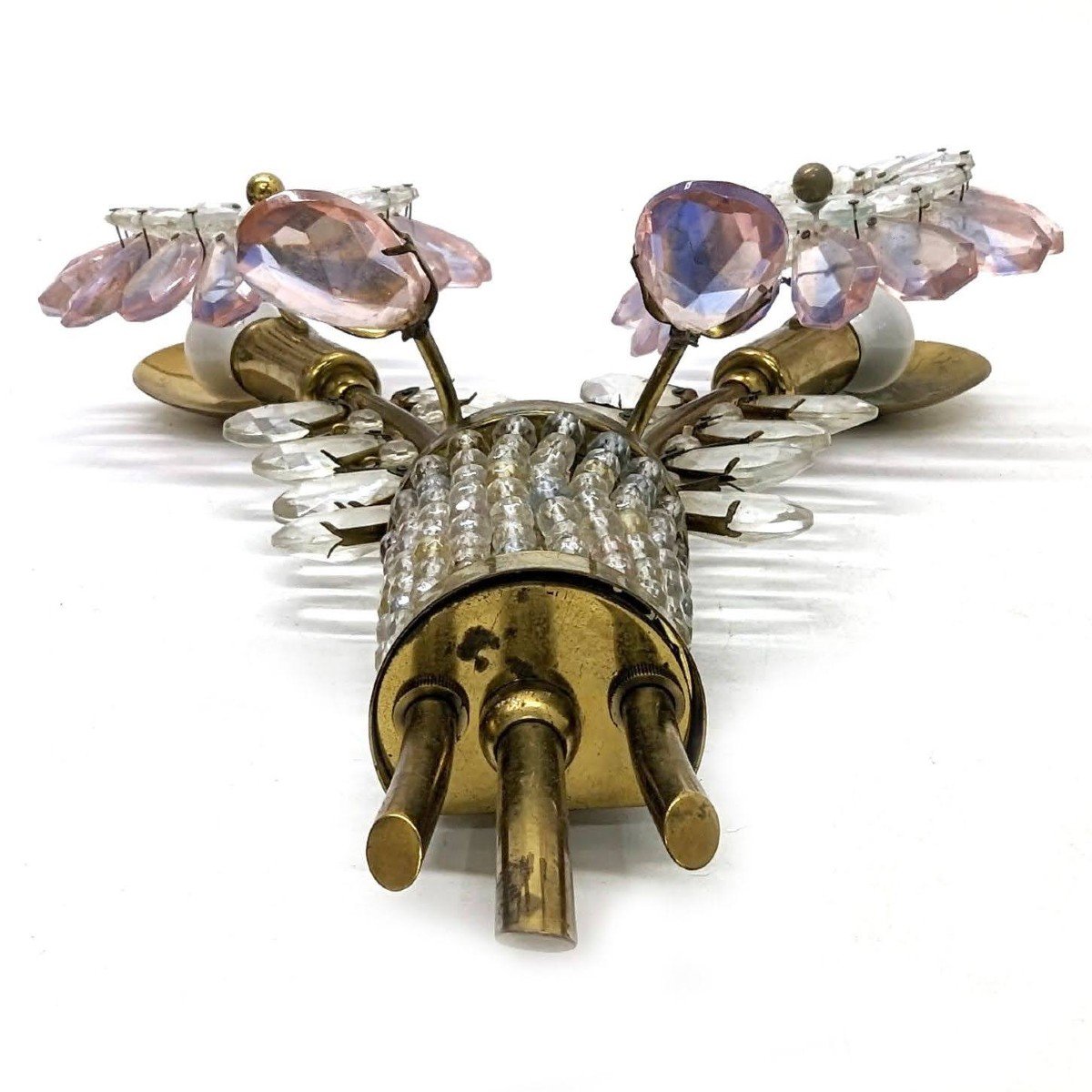 Series Of 3 Colored Crystal Sconces By Palwa-photo-4