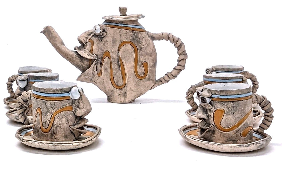 Anthropomorphic Earthenware Service 50s/60s