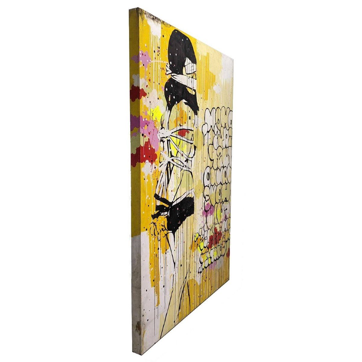 "TILT (NÉ EN 1973). Chongqinb Girls. Diptyque. Acrylique, peinture aérosol, marqueurs. 165 x 230 cm (par panneau) . -photo-4