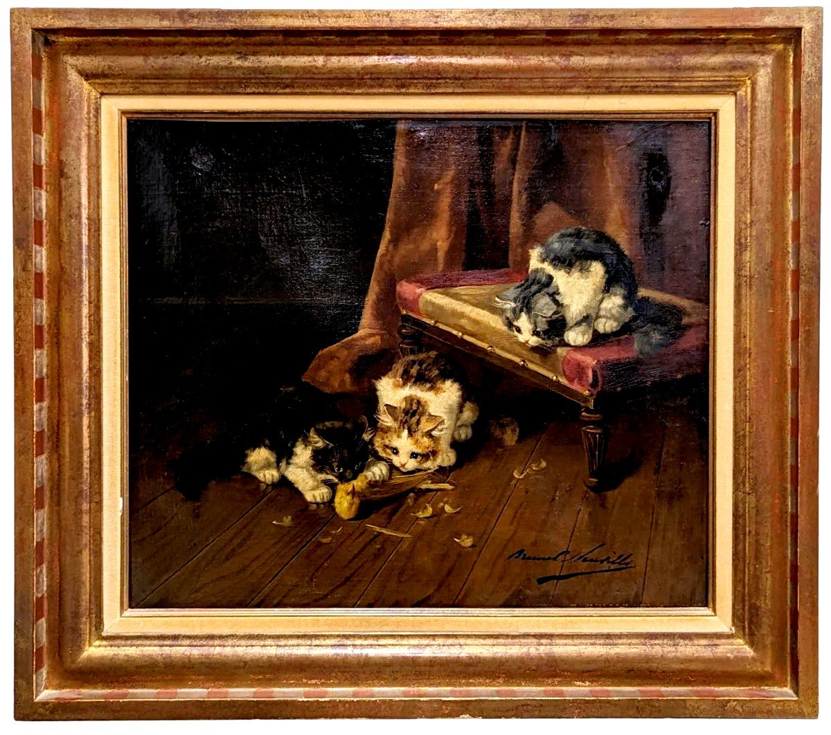 The Kittens Eat A Bird Nineteenth Time By Brunel De Neuville