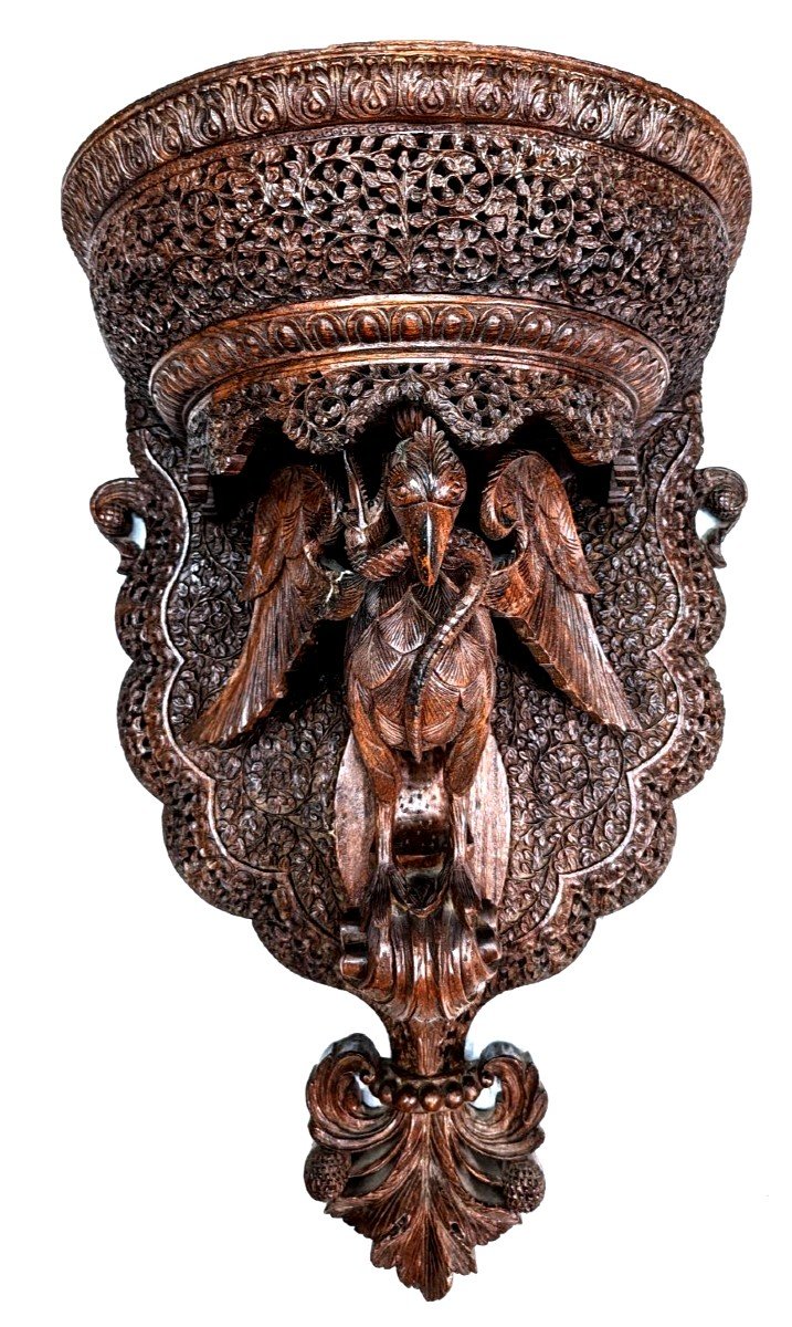 Console d'Applique d'époque XIXème Indo Portugaise
