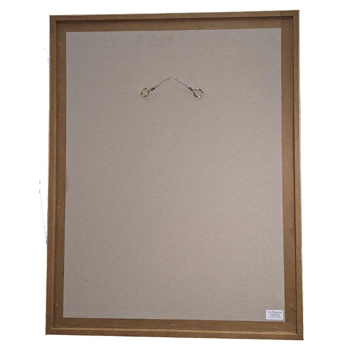 Lithograph By Arman Aux Violons Framed Dimension 74x58 Cm.-photo-3