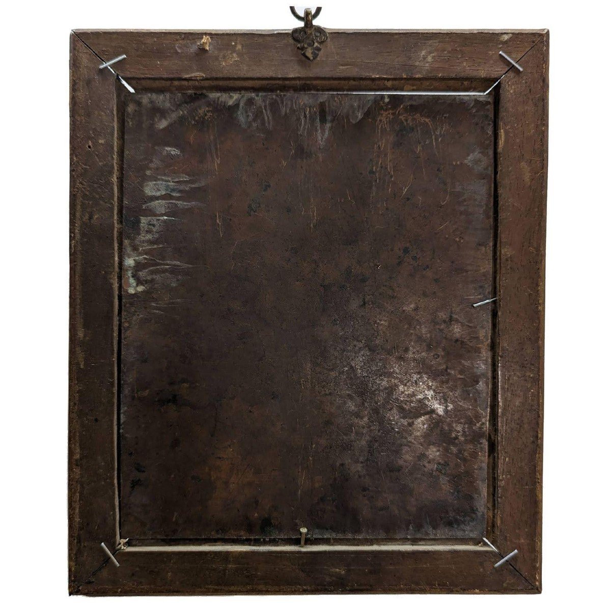 Painting On Copper XVII Portraits Of Saint Marc And Sainte Loannes-photo-3