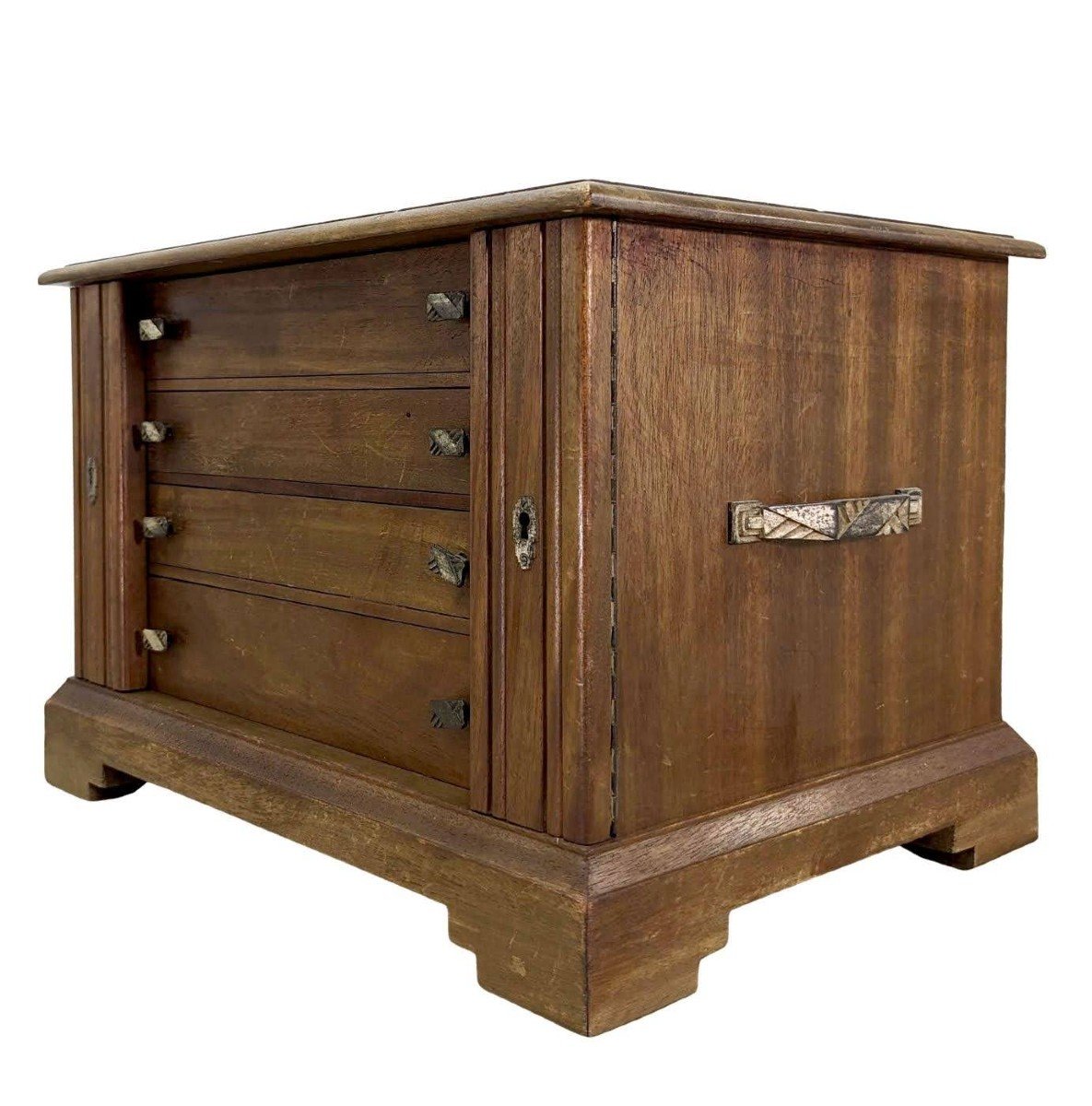 Ménagère En Métal Argenté Dans Son Coffret Maison Morlot-photo-2