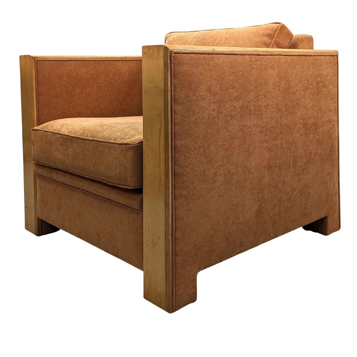 Armchairs Club Hugues Chevalier Sycamore And Suede