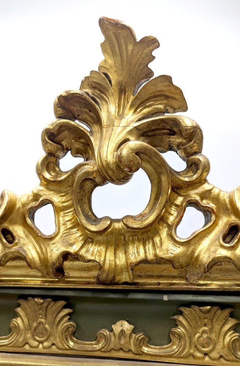 Pair Of Golden Lacquered Turinese Cabinets From The Beginning Of The Nineteenth Century.-photo-6