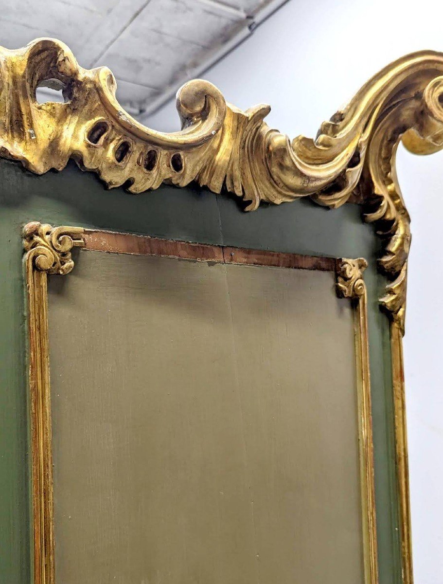 Pair Of Golden Lacquered Turinese Cabinets From The Beginning Of The Nineteenth Century.-photo-8