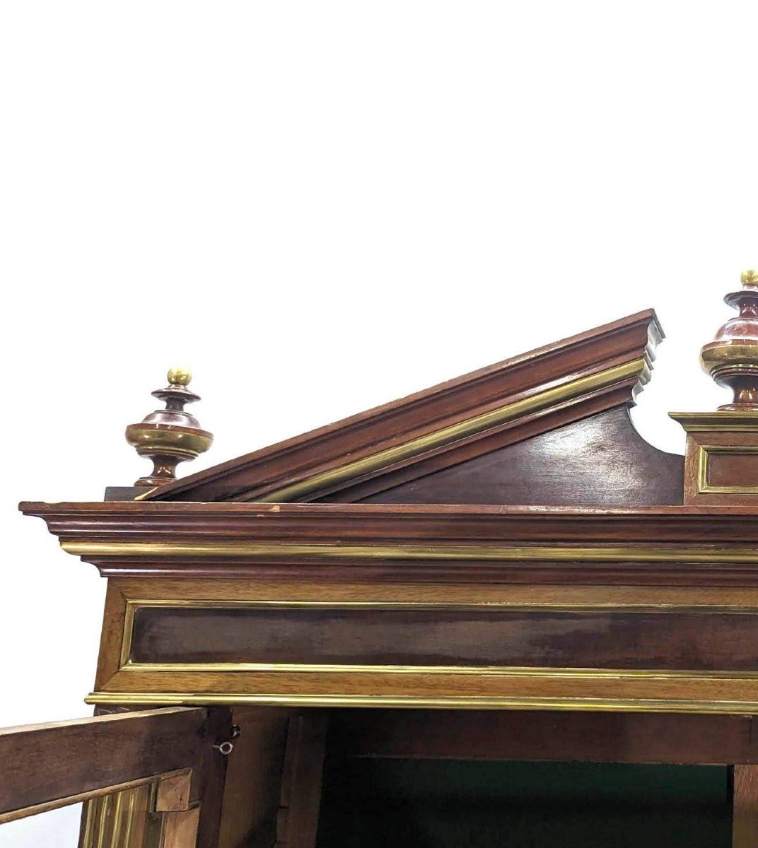 Mahogany Library Louis XVI Style Nineteenth Time-photo-2