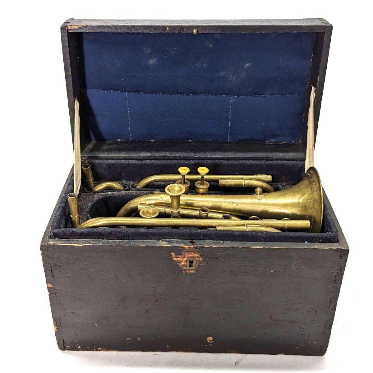 Charles Kretzschmann In Strasbourg, Rare Cornet With 2 Pistons In Its Case-photo-2