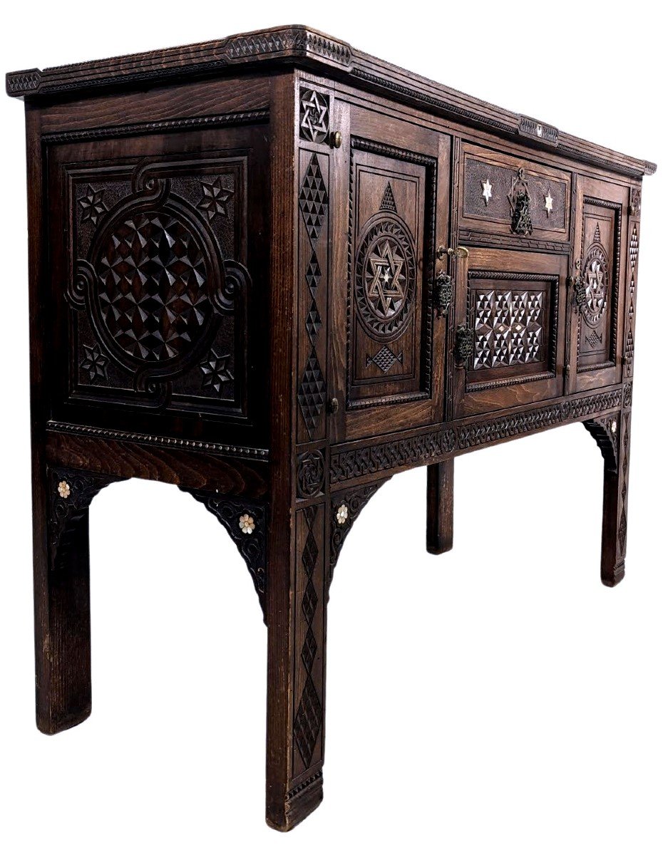 Algerian Oriental Serving Period 1900 Inlays-photo-4