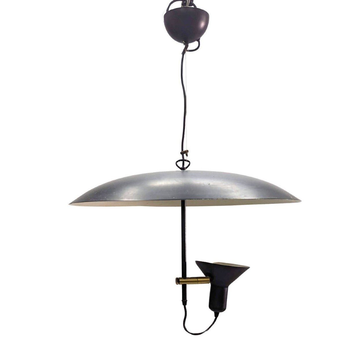 Luminaire Lustre Italien Vintage Années 80  -photo-1