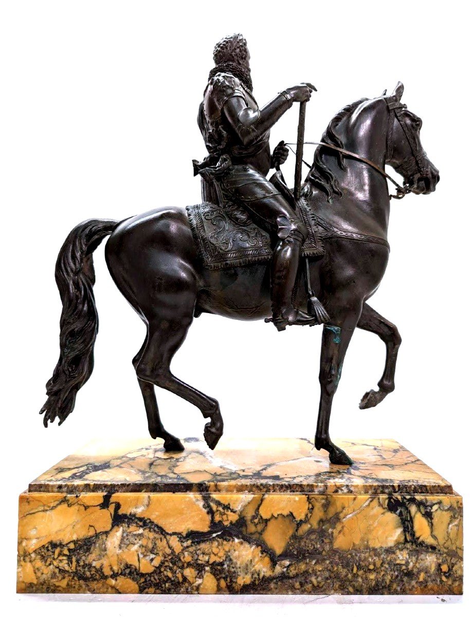 Equestrian Statue Of Henry IV On Horseback 19th Century-photo-3