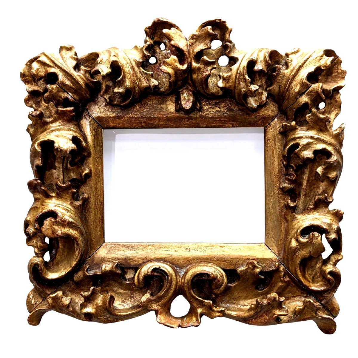 Venetian Frame In Golden Wood, 17th Century