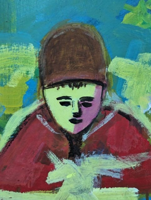 l'Enfant Par Rudolf Kundera école Tchèque  -photo-2