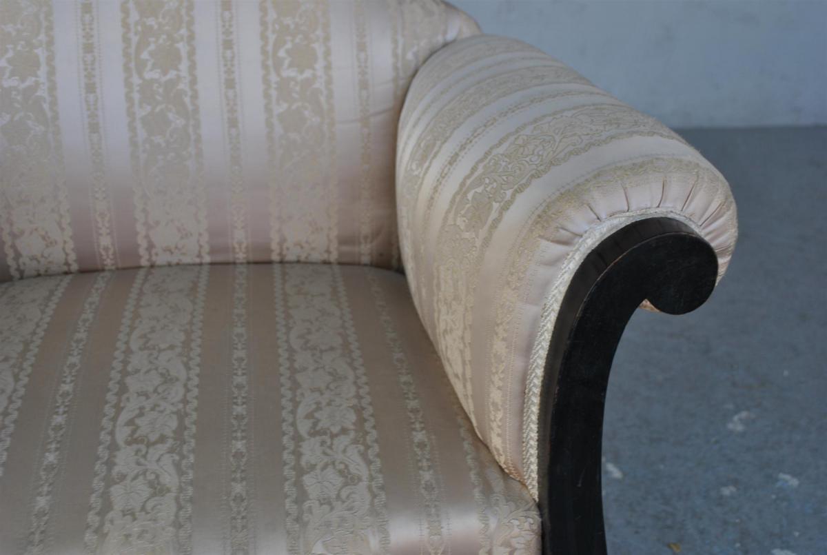 Armchair Pair Of Art Deco And Blackened Wood Soierie-photo-5