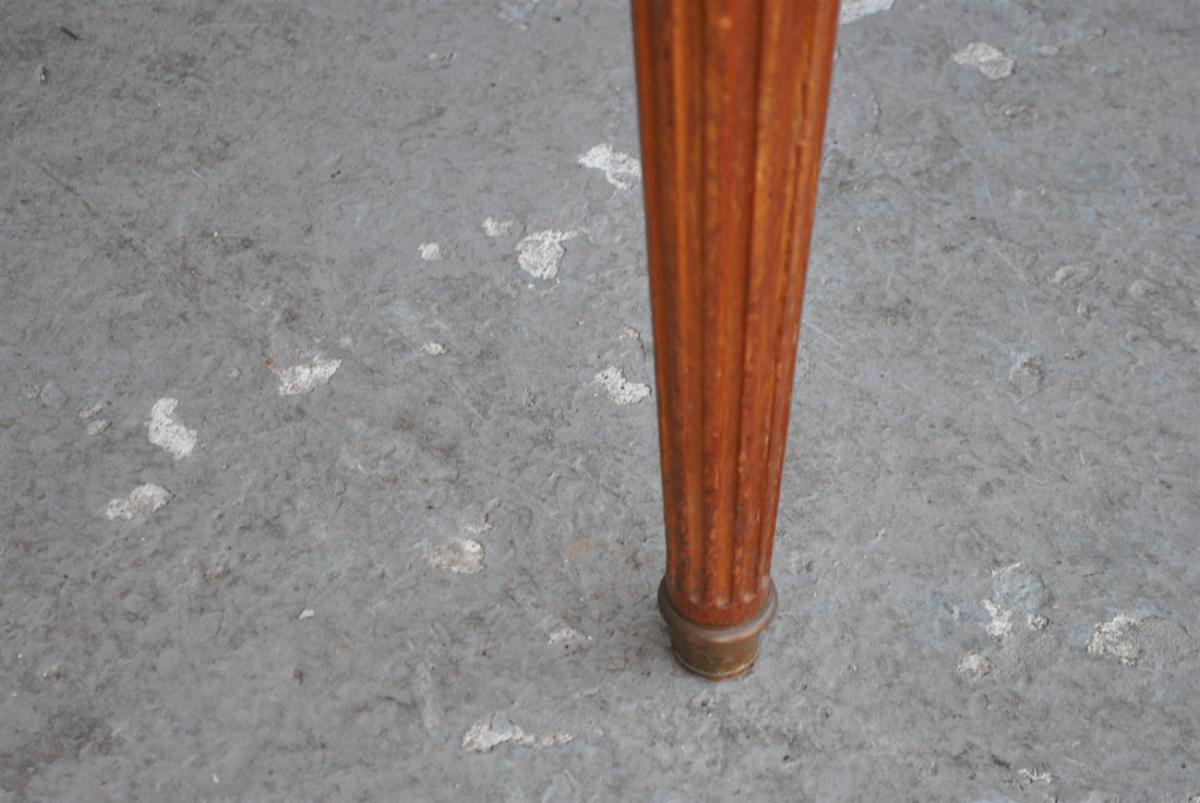 Oval Table In Mahogany Scrapers On The Late Nineteenth Time Sides-photo-4