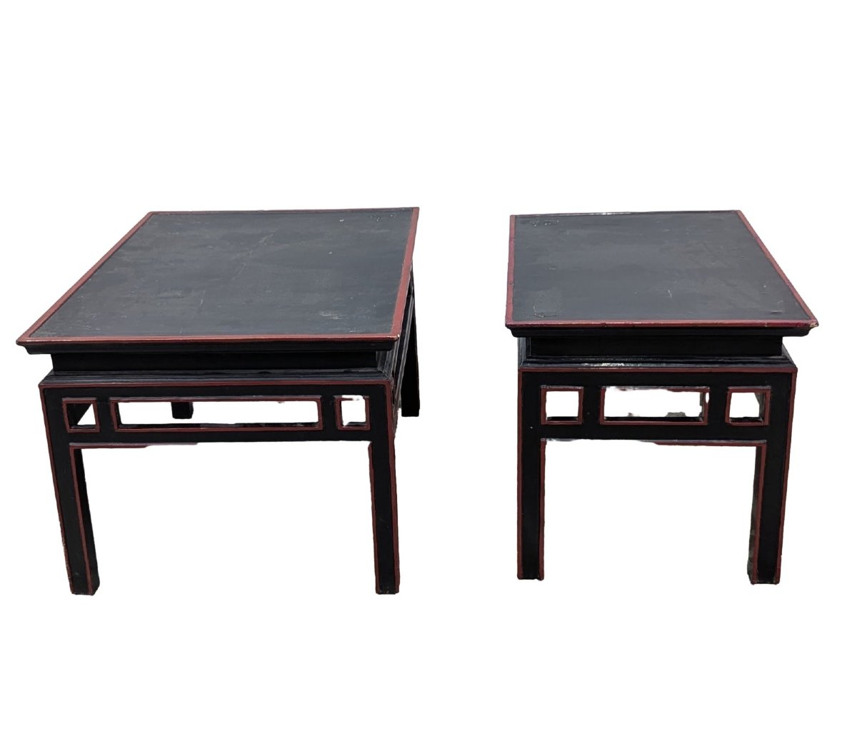 Japanese Painted Lacquered Tea Tables 1900-photo-2