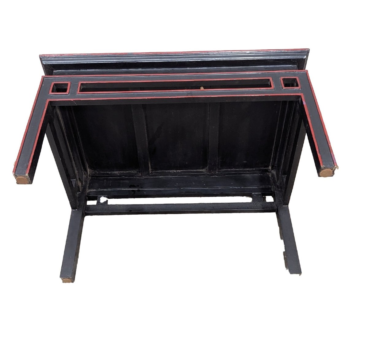 Japanese Painted Lacquered Tea Tables 1900-photo-4