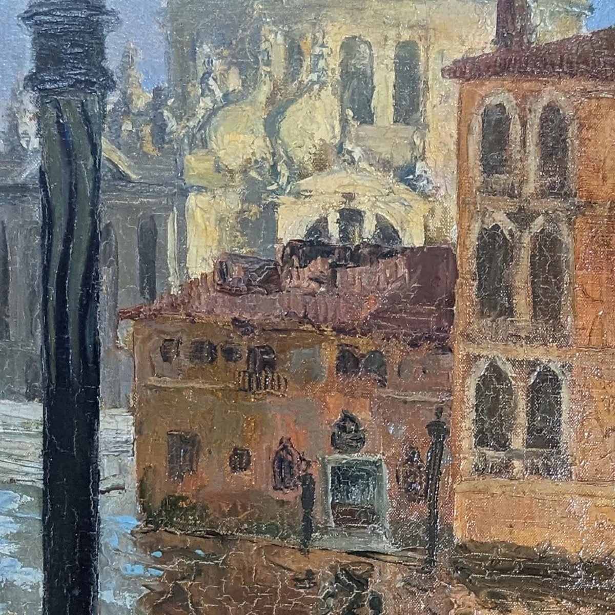 Louis Abel Truchet La Salute Seen From The Canal In Venice-photo-2
