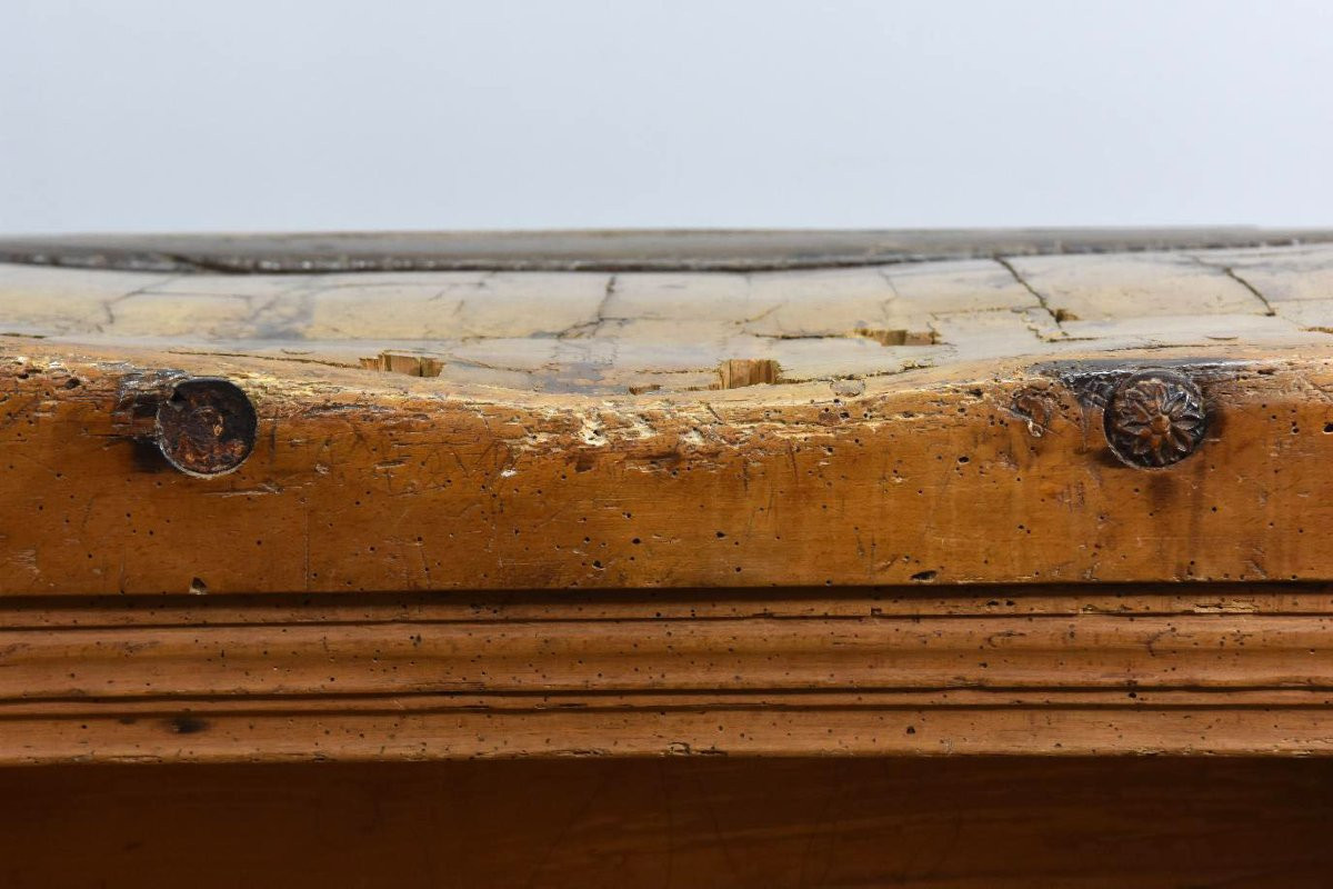 Large 19th Century Butcher's Block-photo-4