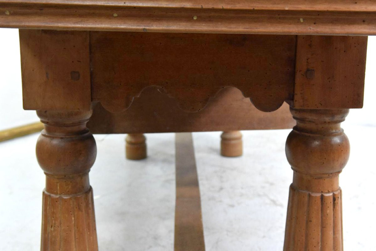 Large 19th Century Butcher's Block-photo-5