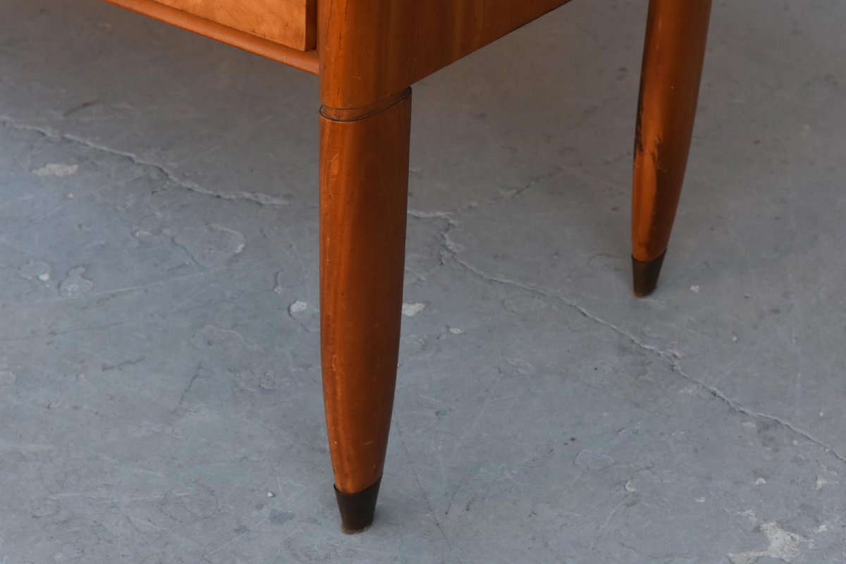1950s Sycamore Chest Of Drawers In The Spirit Of Paolo Buffa-photo-4