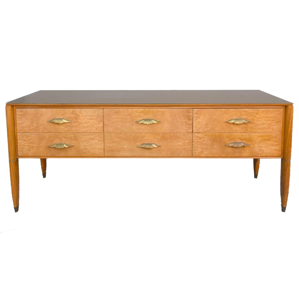 1950s Sycamore Chest Of Drawers In The Spirit Of Paolo Buffa