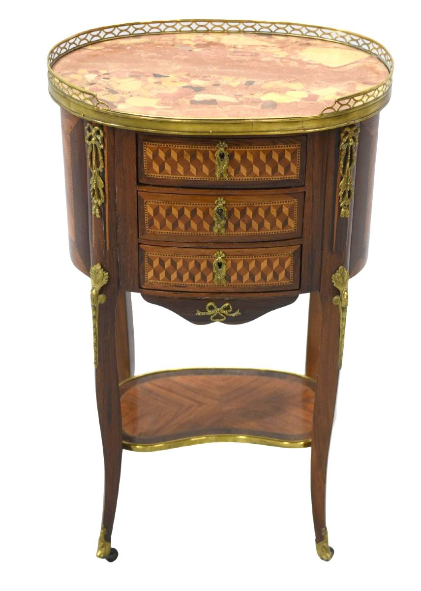 Chevet style Louis XVI acajou époque XIXème-photo-2