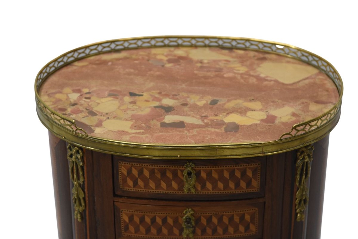 Chevet style Louis XVI acajou époque XIXème-photo-4