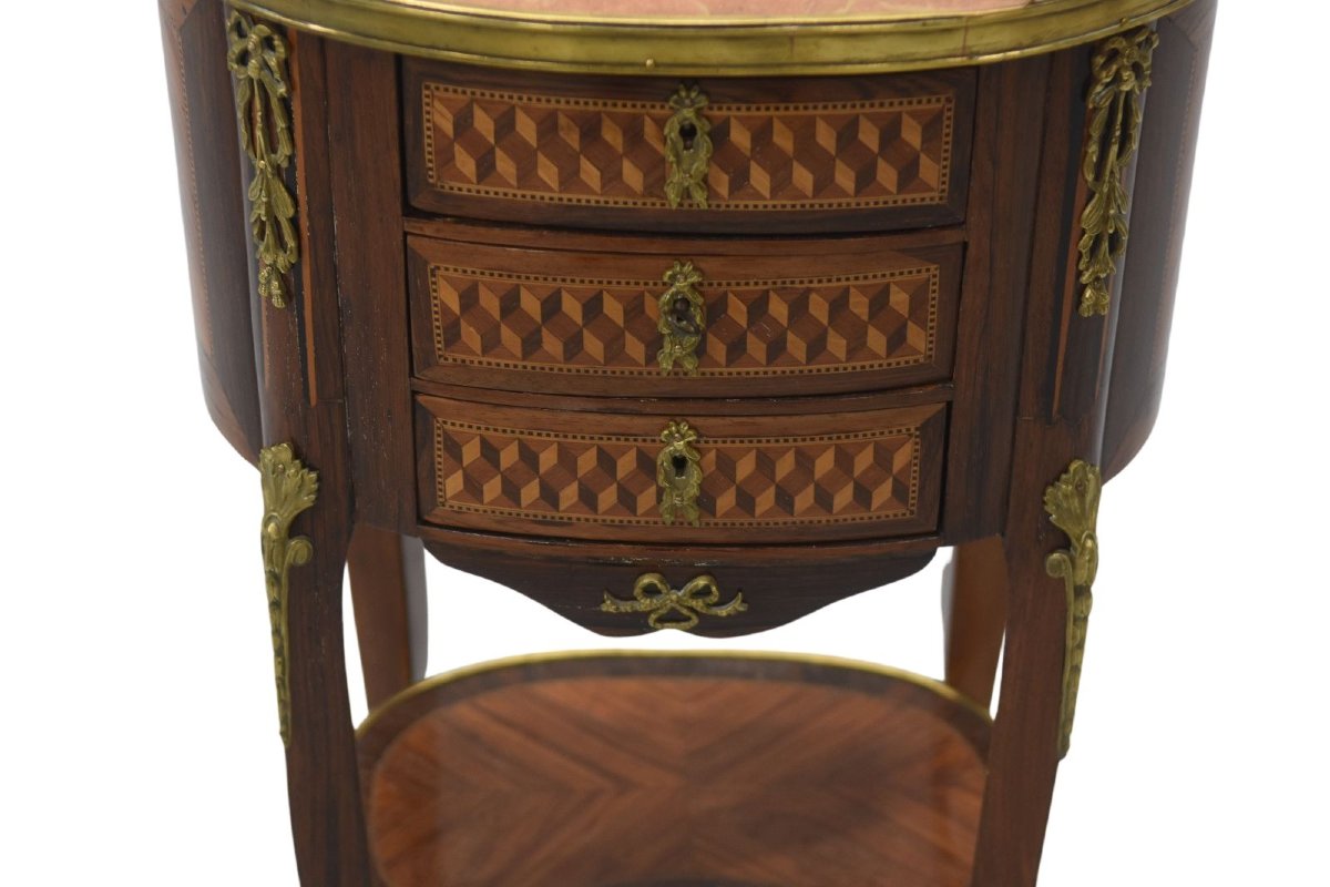 Chevet style Louis XVI acajou époque XIXème-photo-1