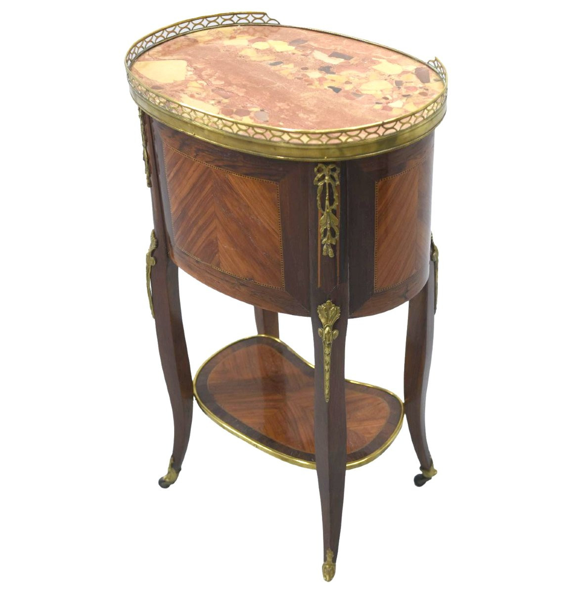 Chevet style Louis XVI acajou époque XIXème-photo-5