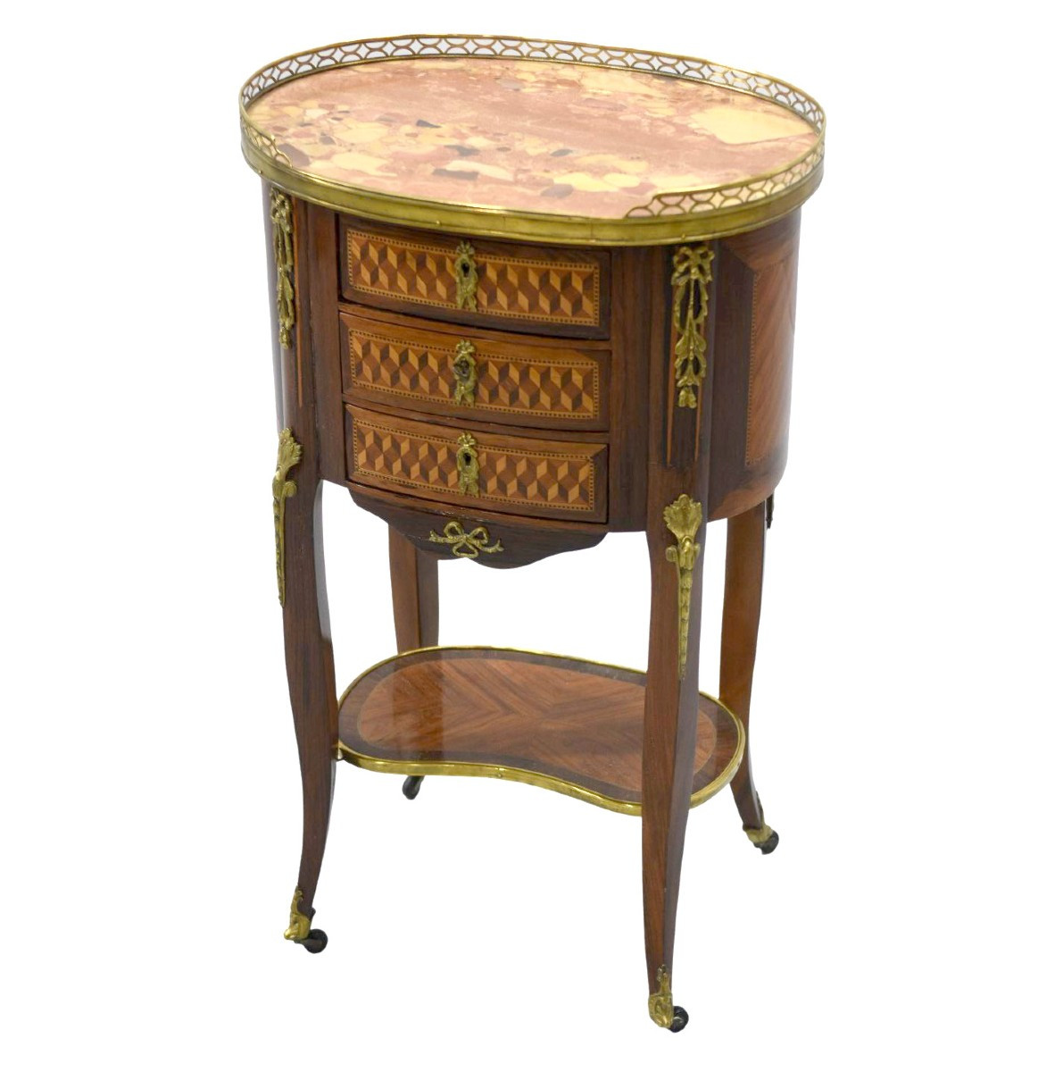 Chevet style Louis XVI acajou époque XIXème