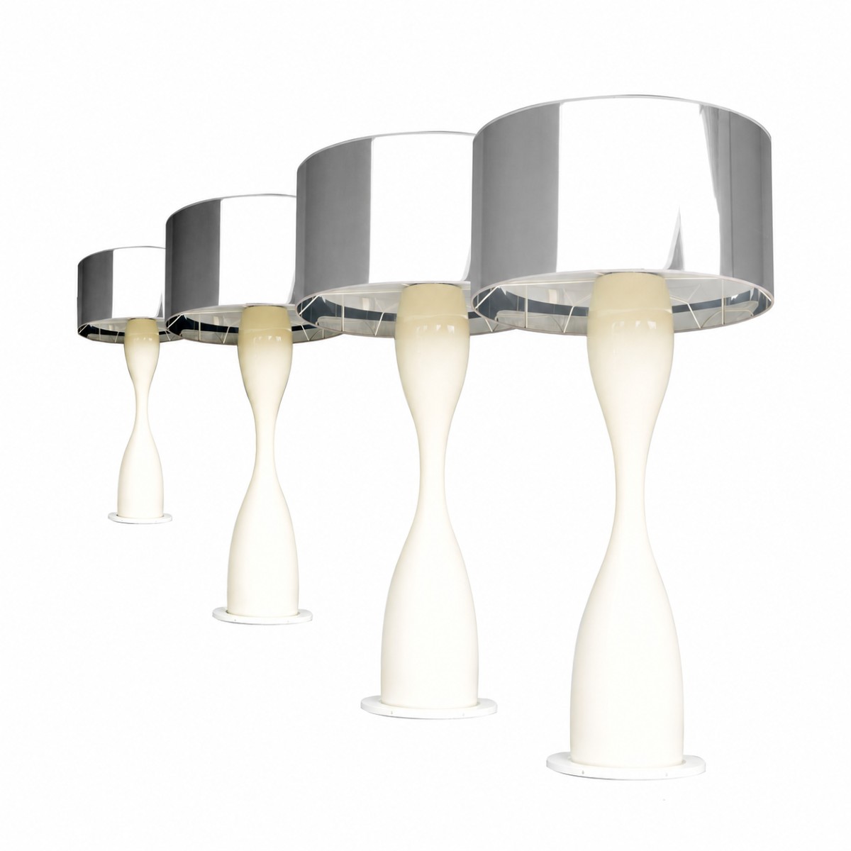 Viso Juju Model Floor Lamps, Height 2 M 30 (series Of 4)