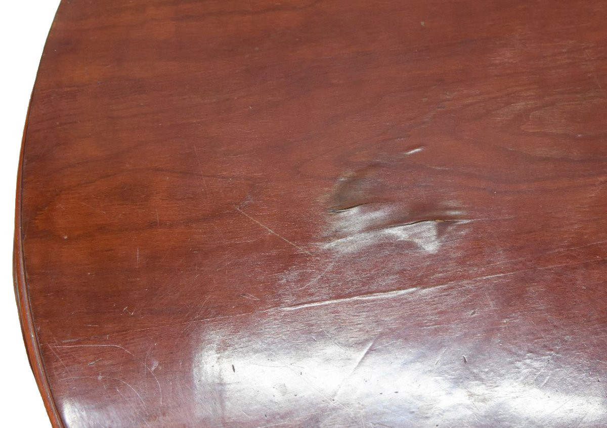 Mahogany Pedestal Table By Paul Follot-photo-2
