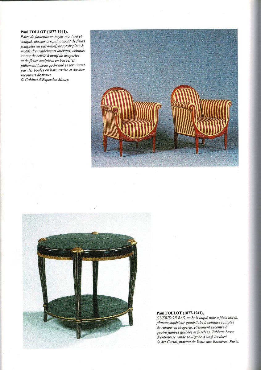 Mahogany Bench Seat By Paul Follot-photo-6