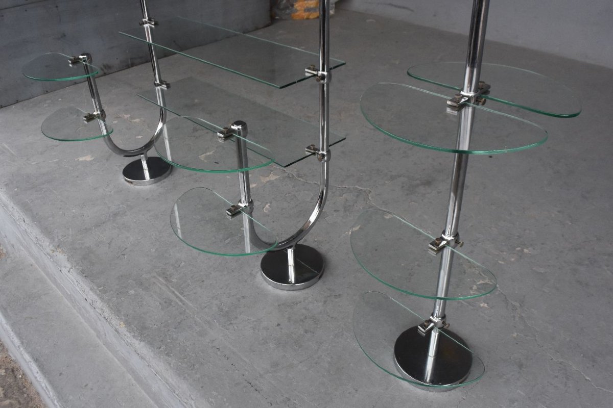 Présentoirs de vitrines en inox et verre Maison Landes à Bordeaux-photo-1